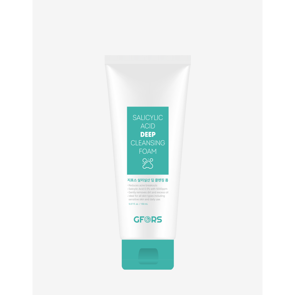 GFORS Sữa Rửa Mặt Salicylic Acid Deep Cleansing Foam 150ml – Làm Sạch Sâu & Kiểm Soát Dầu