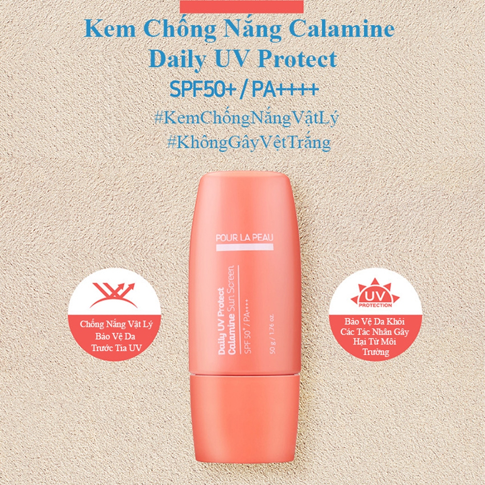 Kem chống nắng Pour LA PEAU Calamine bảo vệ tia cực tím hàng ngày
