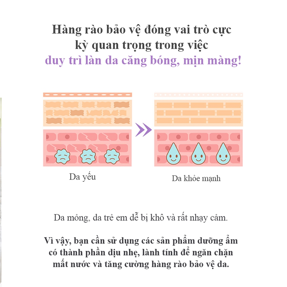 Kem dưỡng phục hồi da cho bé KIDDUMS 65ml nguyên liệu hữu cơ và thuần chay