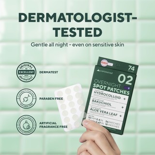 Miếng dán mụn caraseoul Overnight Spot Patches 74 miếng