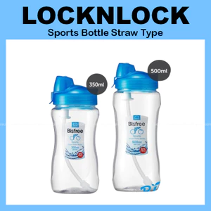 Bình Nước Thể Thao Bisfree Có Ống Hút Dung Tích 350ml / 500ml ABF710TB