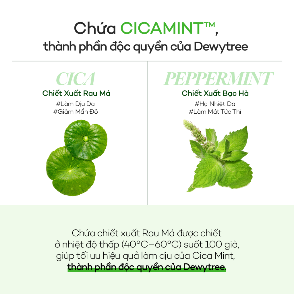 [DEWYTREE] Tinh Chất Dưỡng Sáng Da Mụn Mờ Thâm, Nám & Tàn Nhang AC Deep Blemish Calming Ampoule 60ml