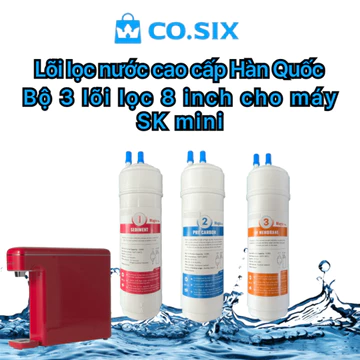 CO.SIX Korea Premium Magic Plus Lọc Nước 3 Bộ Dành Cho SK Magic Jiksoo mini, Ria, WPU-200C, WPU-2200C / Máy Lọc Nước