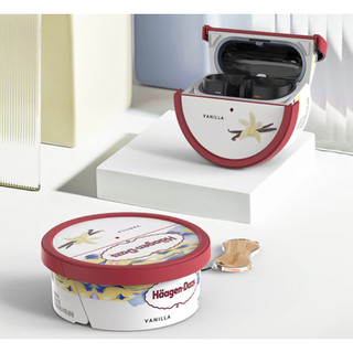 Hộp đựng cốc mini kem Samsung X Haagen-Dazs dành cho móc khóa dây đeo galaxy buds 3 / 3 pro