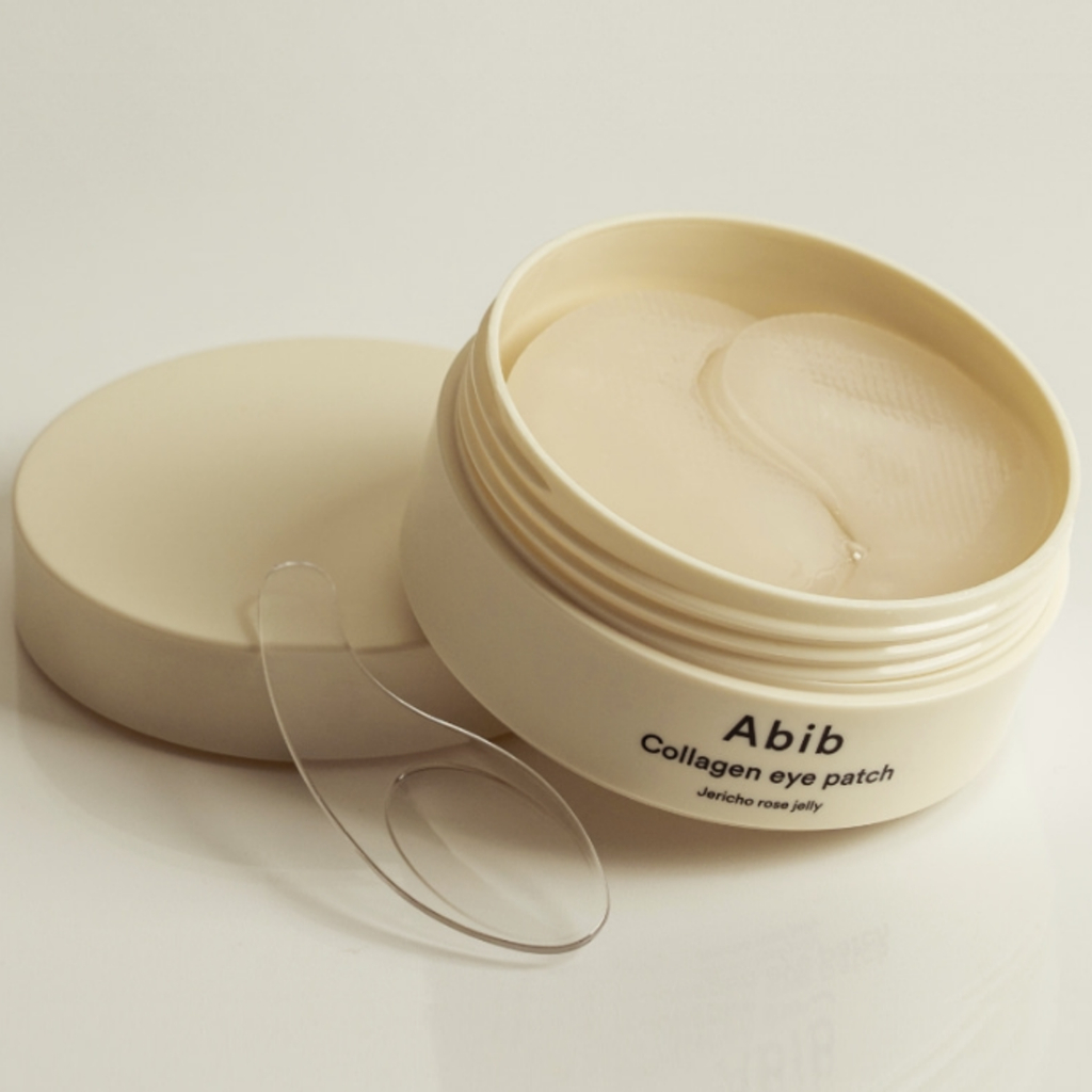 Miếng dán mắt Abib Collagen Gel Jericho Rose Jelly (60 chiếc) Collagen thuần chay, Mặt nạ Hydrogel trong suốt dưới mắt, làm sáng nếp nhăn mắt