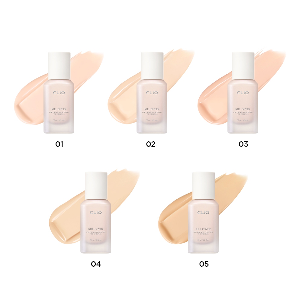 [CLIO] Kem Nền Che Phủ Cao Kill Cover Founwear Fundation The Original (35ml)