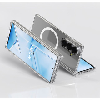 Vỏ bản lề Vỏ cứng trong suốt từ tính cho galaxy z fold 7
