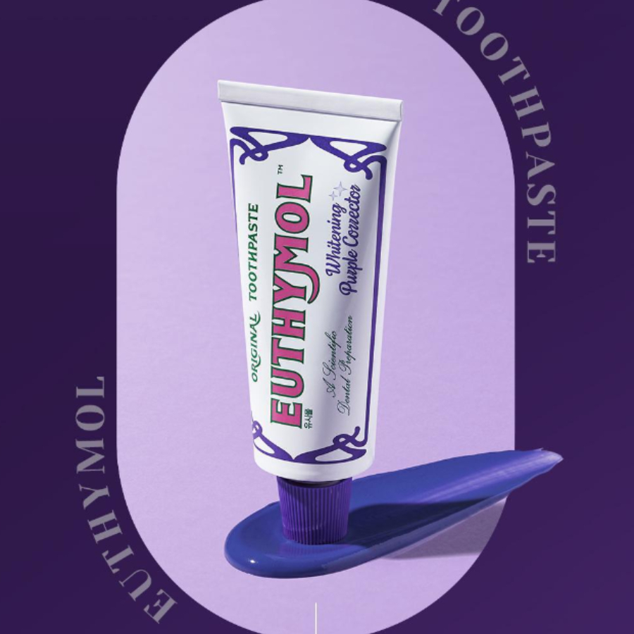 Kem đánh răng trắng răng Euthymol Purple Whitening Toothpaste 106g