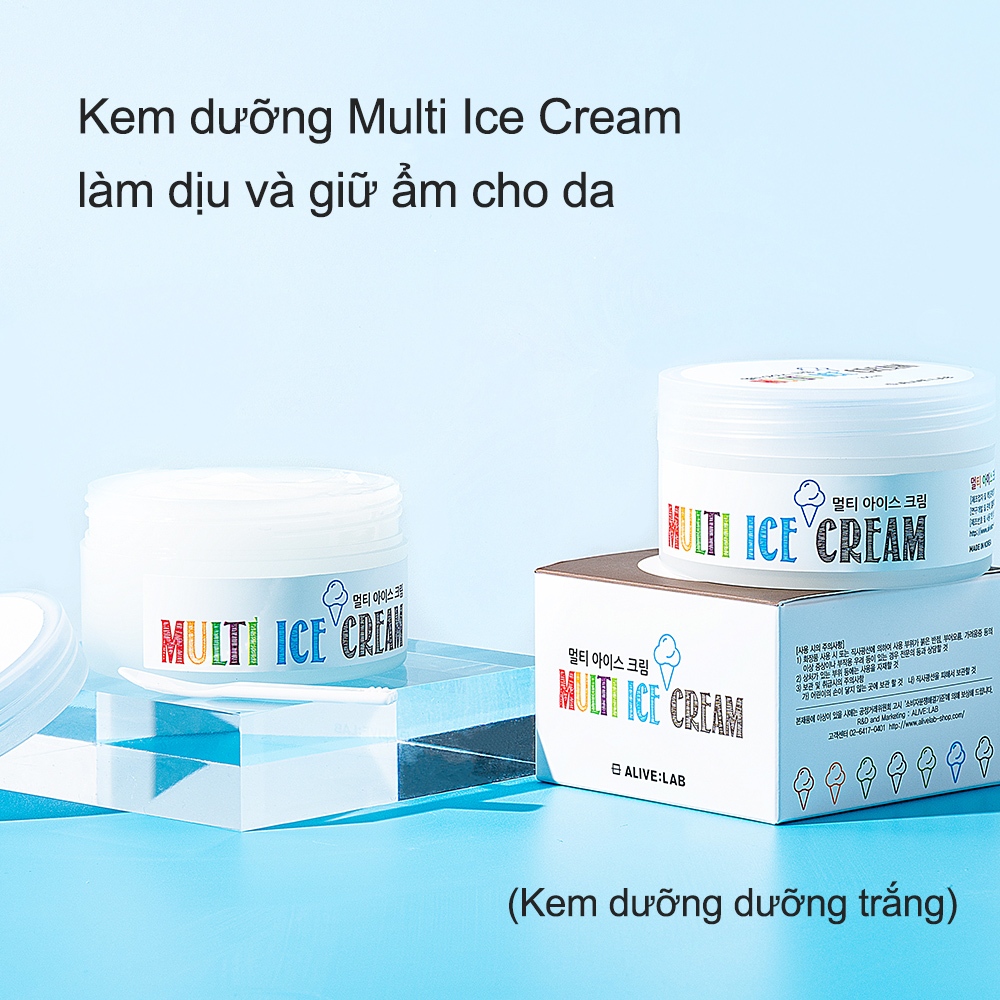 Kem Bôi Tiêu Chuẩn - Kem Dưỡng Ẩm Alivelab Multi Ice B5 Cream 100Ml – Dưỡng Ẩm Sâu