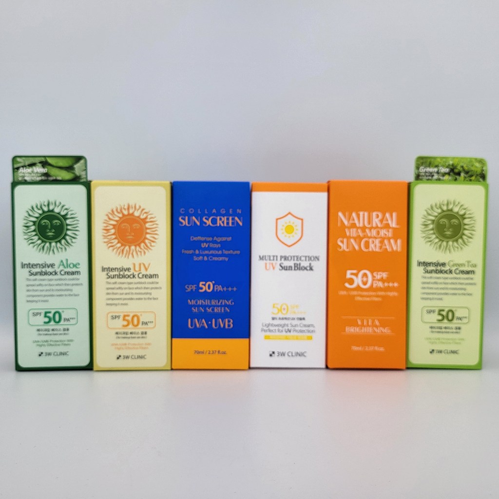 [Hàng mới về] Kem chống nắng 3W CLINIC SPF50+ PA+++ 70ml hiệu quả