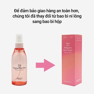 <Odorata / Neferra> Đàn Hồi + Làm Sáng Da / Xịt Dưỡng Hồng với Hoa Hồng Bulgaria 120ml