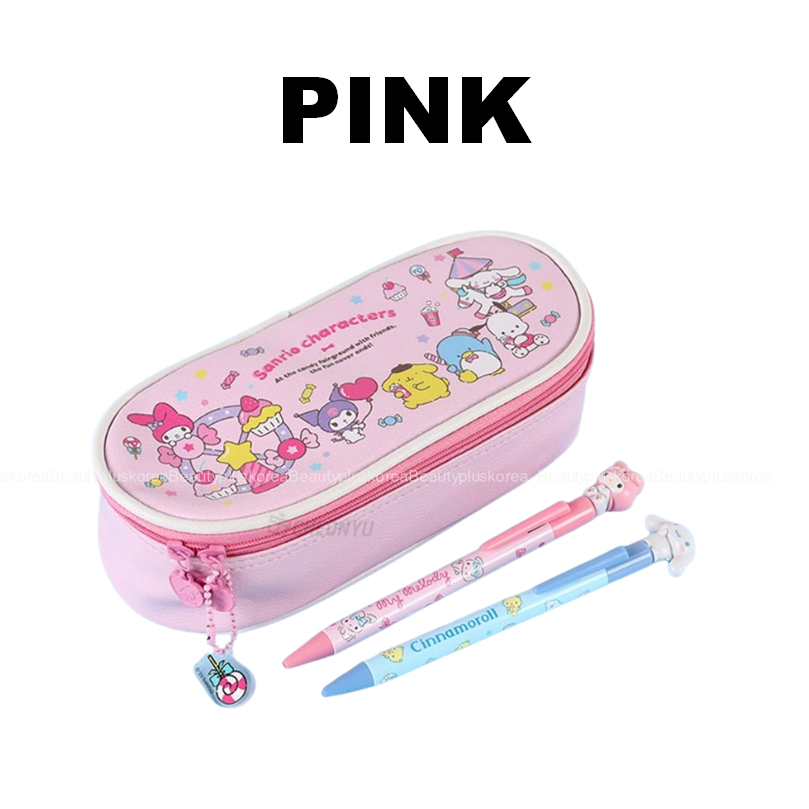 [Sanrio] Túi nhiều vòng nhân vật Sanrio (Hồng / Tím / Xanh)