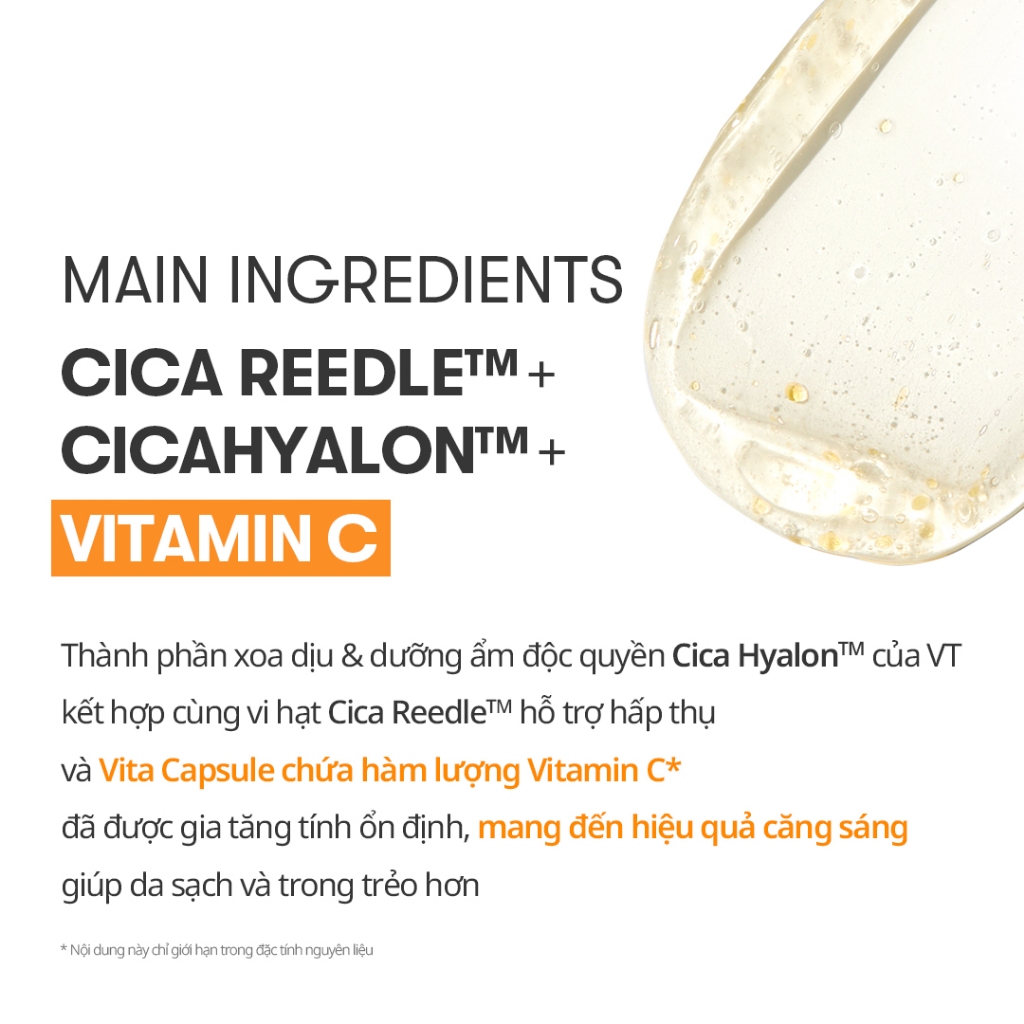 [VT] VITA-LIGHT REEDLE SHOT 100 50ml Làm Sáng Da, Serum Vitamin C, Vitamin B3 (Niacinamide) (5%), Vitamin E <Cửa Hàng Chính Hãng>