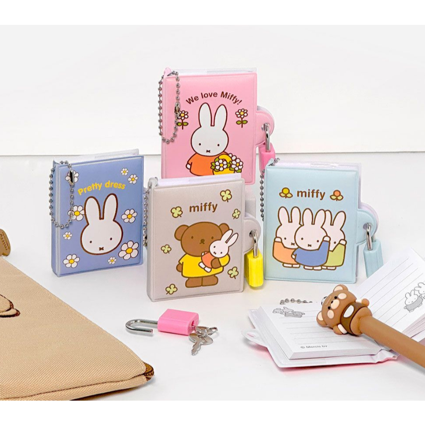 [MIFFY] Sổ tay Mini bí mật có móc khóa – Thiết kế ngẫu nhiên