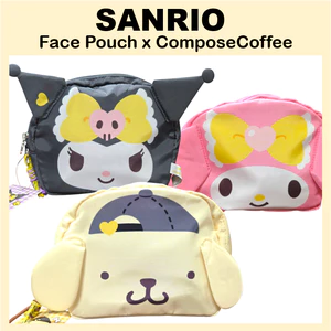 Túi đựng mặt Composecoffee SANRIO Collablation Pompompurin / Kuromi / Mymelody