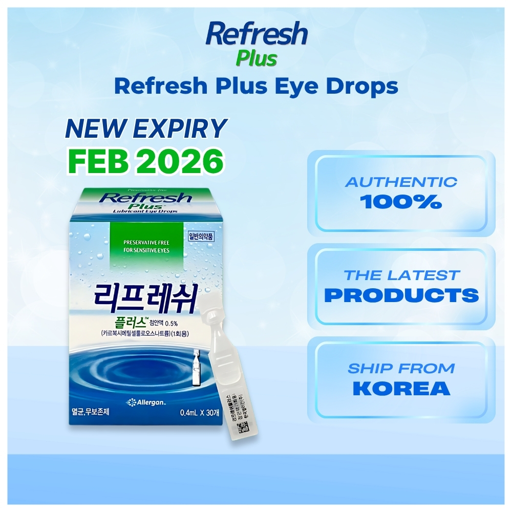 [RERESH] Plus Eye Drops 30s X 0.4ml / Hydrating Eye Mist Liquid – 30 ...