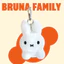 Túi đựng thỏ Miffy Standing / BRUNA FAMILY Túi Kyering quyến rũ