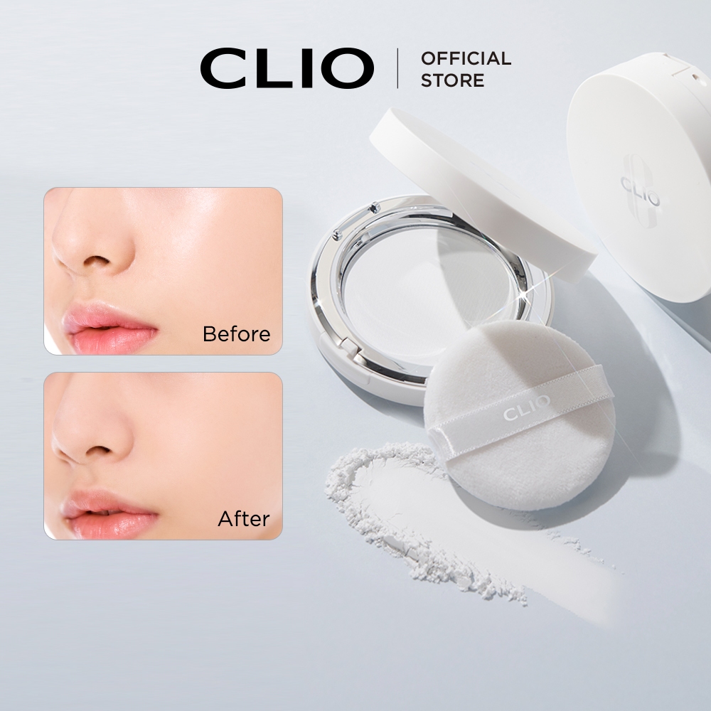 [CLIO] Phấn Phủ Kiềm Dầu Không Màu Stay Perfect Finish Pact (8g)
