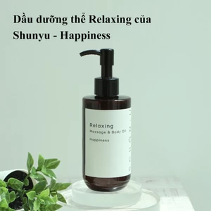 Dầu massage toàn thân Schön:U, dầu thực vật tự nhiên, dưỡng ẩm cao 200ml