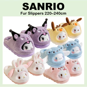 Dép lông thú Kuromi Cinnamoroll Mymelody Kitty Pochacco (220 – 240cm)