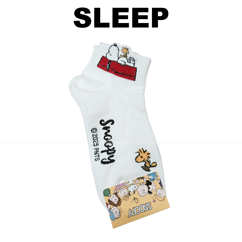 [SNOOPY] Tất Snoopy Kikiya Sản xuất tại Hàn Quốc (Snoopy / Sleep / Snoopy Face / Charlie)
