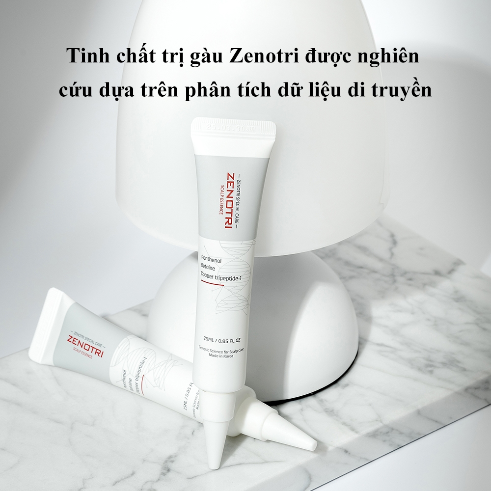 Tinh chất dưỡng da đầu Zenotri 25ml, hỗ trợ trị ngứa, gàu