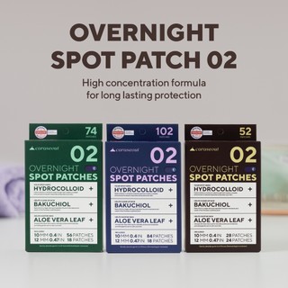 Miếng dán mụn caraseoul Overnight Spot Patches 52 miếng