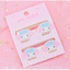 Sanrio Licenses Kẹp tóc Mini 4p (Kuromi Mymelody Kitty Pompompurin Cinnamoroll) ghim tóc