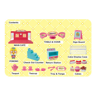 Bộ đồ chơi nhân vật Pororo Sweet Diert Cafe