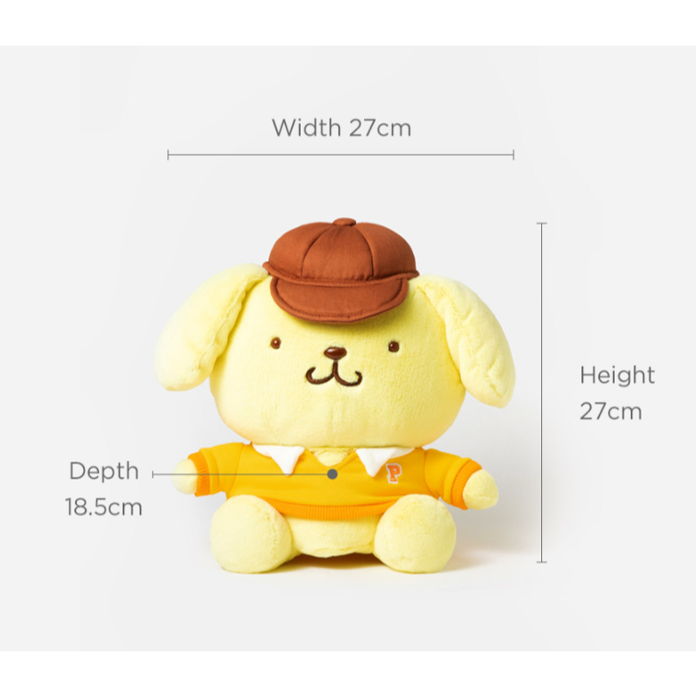 [Sanrio] Bộ bọc gậy golf gỗ PomPomPuRin, phong cách đơn giản và sang trọng