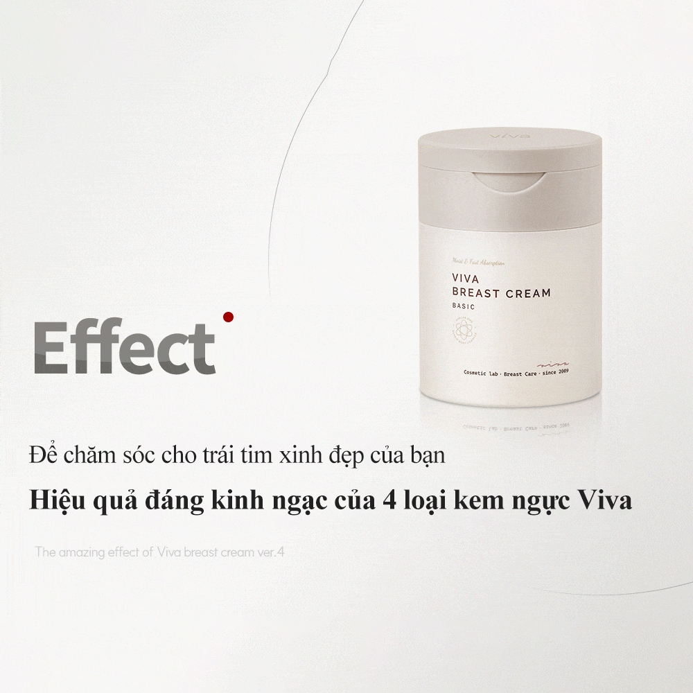 Kem Dưỡng Nở Ngực Viva, lọ 100ml khắc phục chảy, xệ, làm căng da, nâng ngực