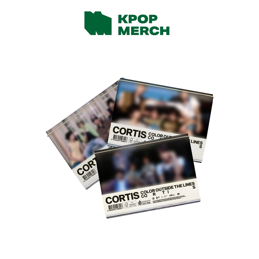 Cortis 1st EP 'Color Outside The Lines' - Photobook Version (Random Scene) - Album K-Pop 2025