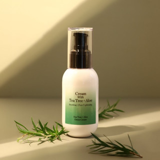 <Odorata / Neferra> Chăm Sóc Mụn + Se Khít Lỗ Chân Lông / Kem Xanh với Tràm Trà + Lô Hội 100ml
