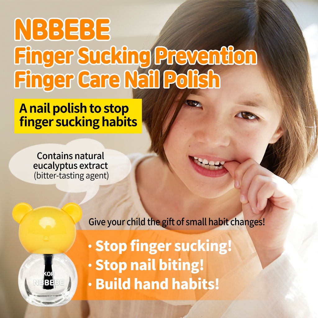 Nbbebe Super Zack Nail Biting Thumb Sucking Detrent Care Bitter Polish, 4ml