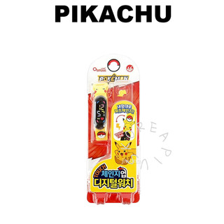 [Pokemon] Đồng hồ kỹ thuật số thay đổi (Pikachu, Snorlax, Squirtle, Eevee)