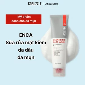 Sữa Rửa Mặt Cho Da Dầu Mụn Alcalescent Làm Sạch Sâu Lỗ Chân Lông Kiềm Dầu 135ml ENCA