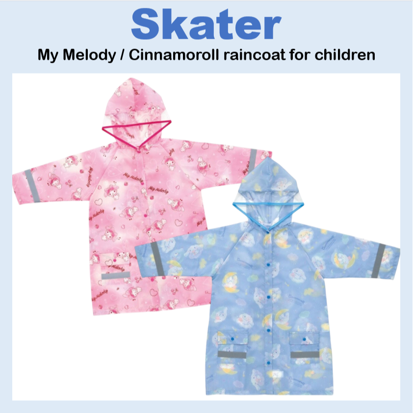[SKATER] Áo Mưa Giai Điệu / Cinnamoroll Của Tôi Cho Trẻ Em RACO1N