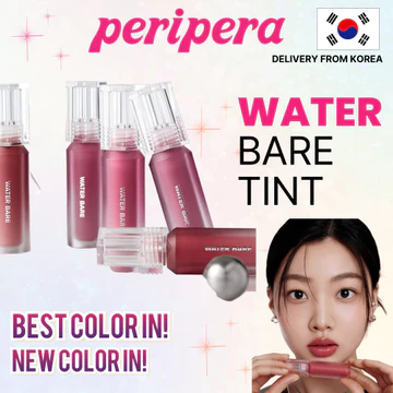 [PERIPERA] Water Bare Tint 3.7g – Son Tint Môi Bộ Sưu Tập Mới (11 Màu)