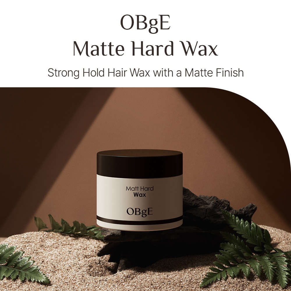 [OBgE Chính hãng] Sáp vuốt tóc Matte Hard Wax 120g | Giữ nếp tóc mạnh mẽ | Tạo kiểu lì | Thích hợp cho tóc ngắn | Sáp vuốt tóc có hương thơm | Dễ dàng tạo kiểu | Không để lại cặn