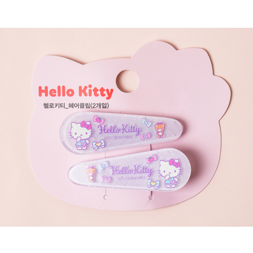 [Sanrio] Kẹp tóc Acrylic HelloKitty 2ea 1049279