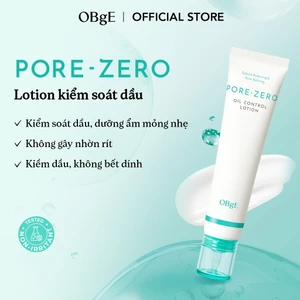 OBgE Pore Zero Oil Control Lotion 70ml Kiểm Soát Dầu, Da Mịn Thoáng, Hỗ Trợ Se Khít Lỗ Chân Lông