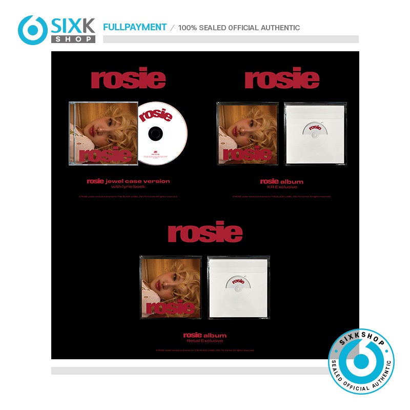 (Online POB) ROSE first studio album rosie | Shopee Việt Nam