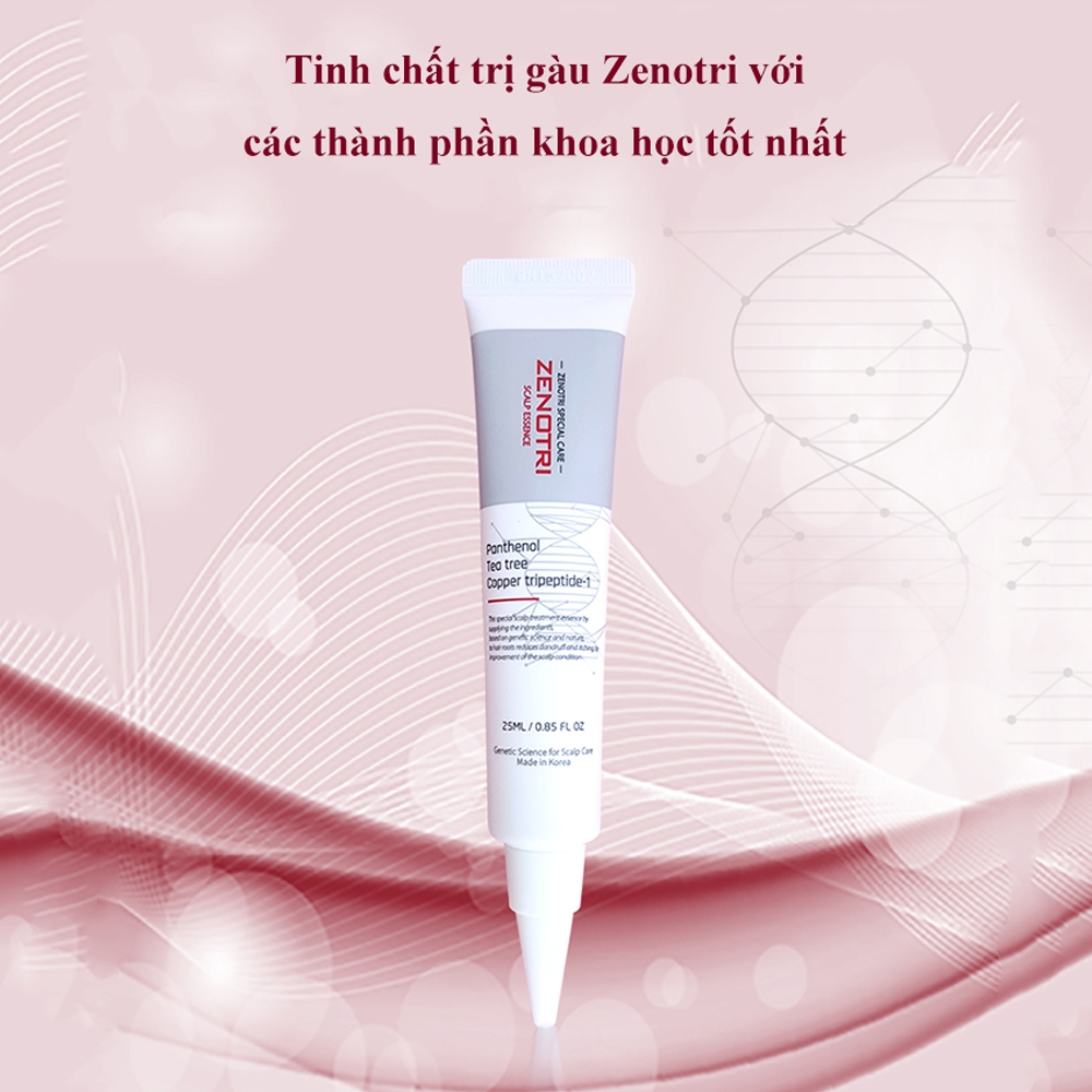 Tinh chất dưỡng da đầu Zenotri 25ml, hỗ trợ trị ngứa, gàu