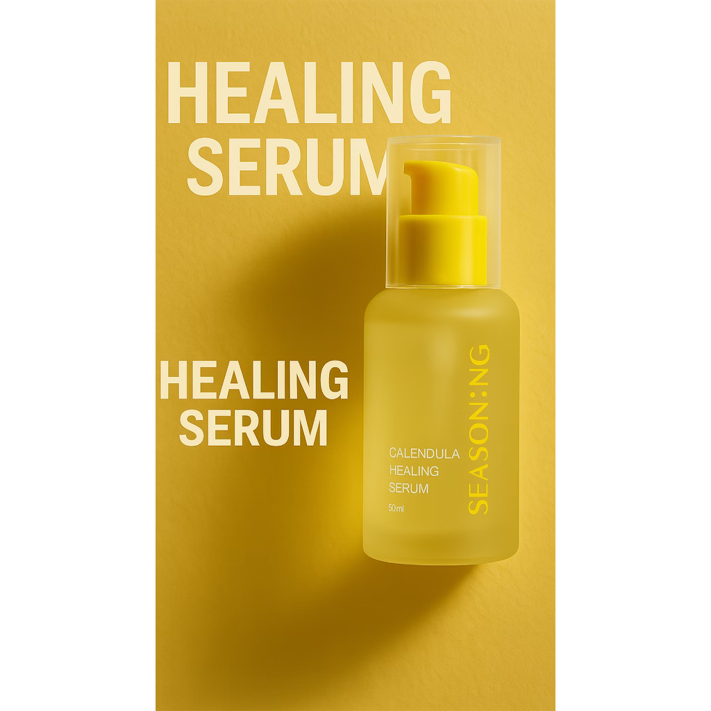 Calendula Serum | SEASON:ING Serum Hoa Cúc 50ml | Adenosine Dưỡng Ẩm Dịu Da K-Beauty