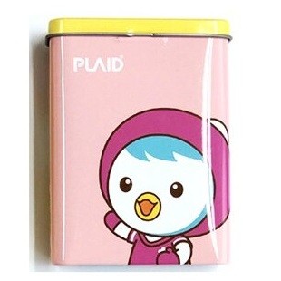 Pororo Line Friends Tin Case Bandage Band Aid (Bộ lưu trữ hộp đựng kim loại bỏ túi băng + băng)