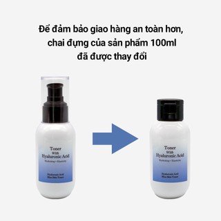 <Odorata / Neferra> Cấp Ẩm Kép + Làm Dịu Da / Nước Hoa Hồng Xanh với Axit Hyaluronic 100ml & 200ml