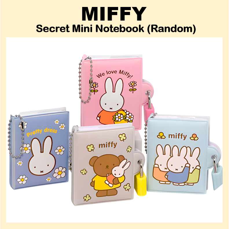 [MIFFY] Sổ tay Mini bí mật có móc khóa – Thiết kế ngẫu nhiên
