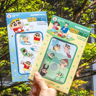 Miếng dán chống muỗi Chiikawa Crayon Shin-chan mùa hè - Bộ 4 loại miếng dán du lịch mùa hè