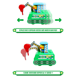 Dòng xe đồ chơi hành động xây dựng Pororo