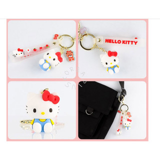 [Sanrio] Túi đựng chìa khóa dễ thương hình HelloKitty Charm